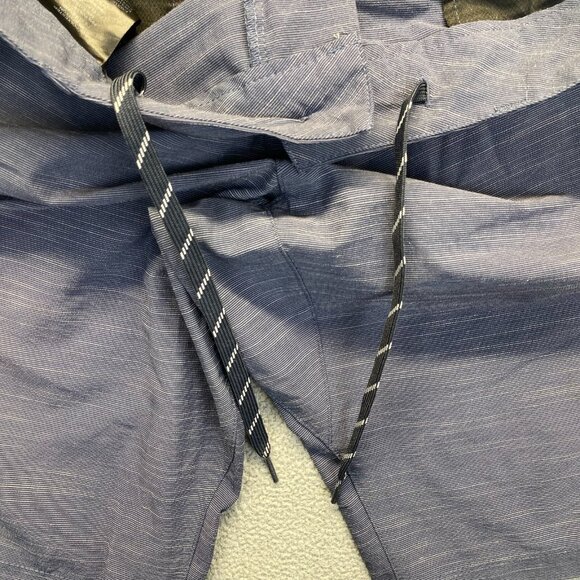 Hang Ten Men’s Hybrid Shorts Size 38, Navy Blue, Flat Front,Drawstring - Picture 10 of 12